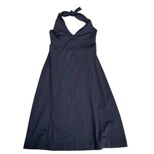 Patagonia XS Morning Glory V-Neck Halter Dress‎ Stretch Black Athleisure